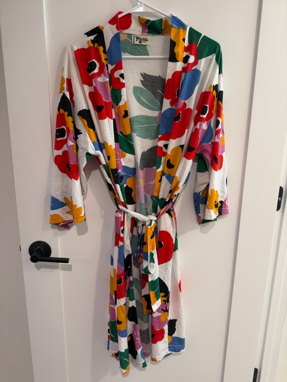 Show Me Your Mumu Robe Multicolor Floral with Belt